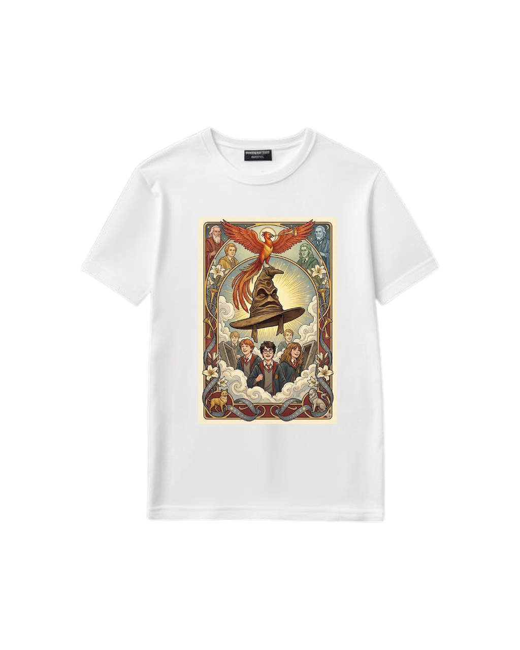 Polera Algodón Harry Potter — Sorting & Phoenix TeePolera