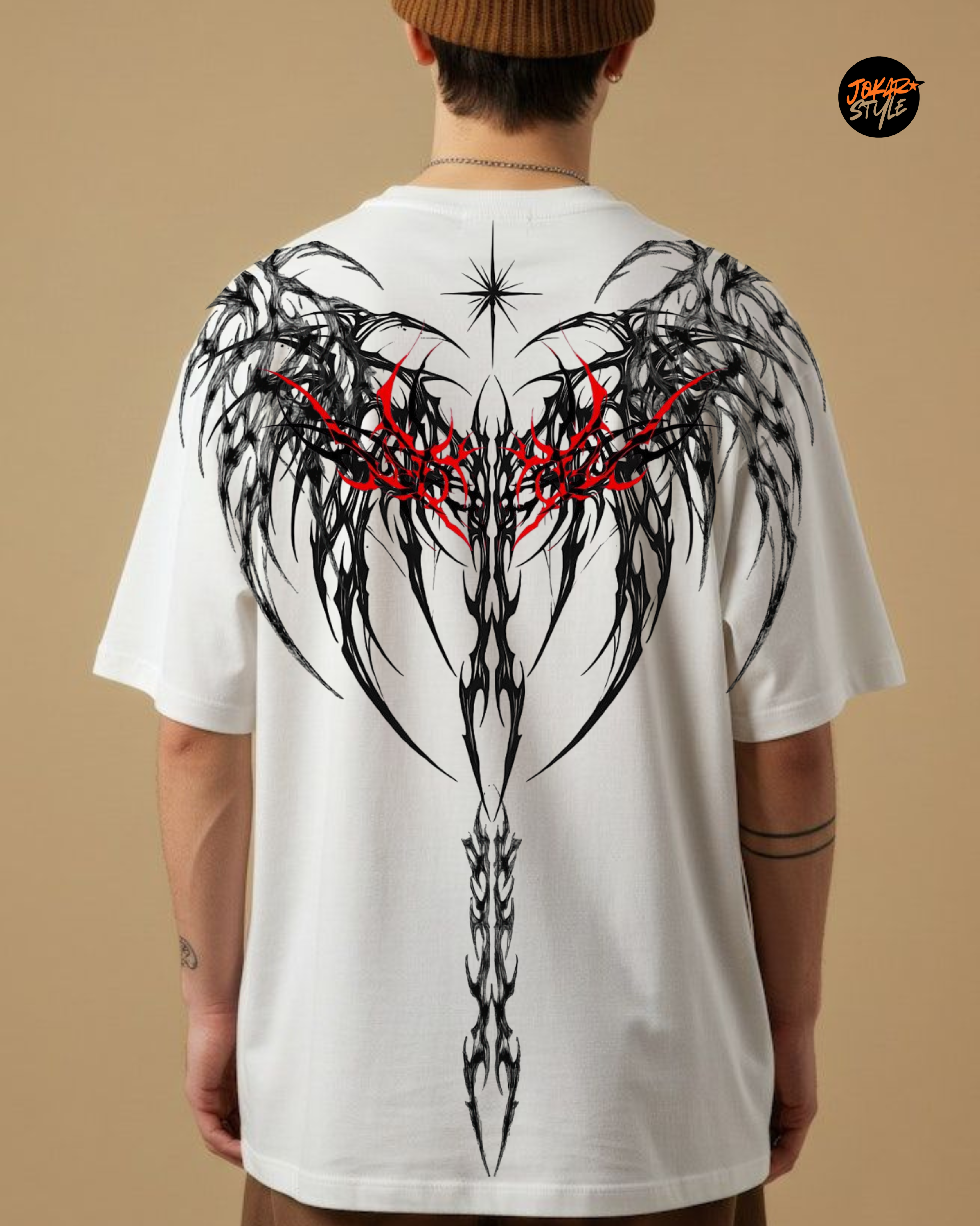Polera Algodón Sangre Jokar - Cyber Wings Tee