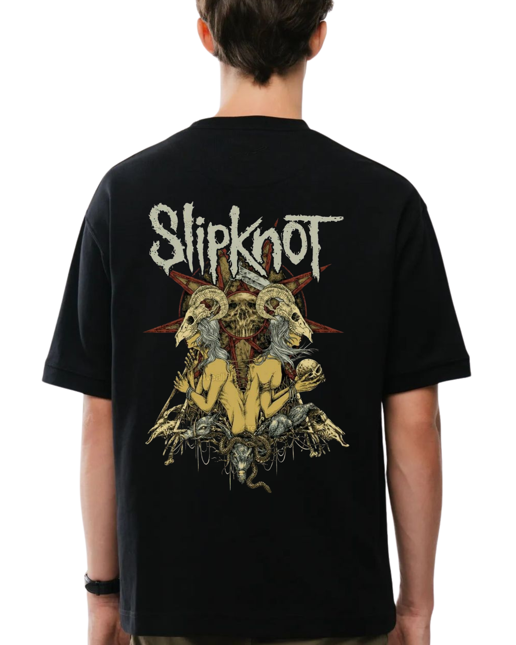 Polera Algodón  Goat Skulls — Slipknot
