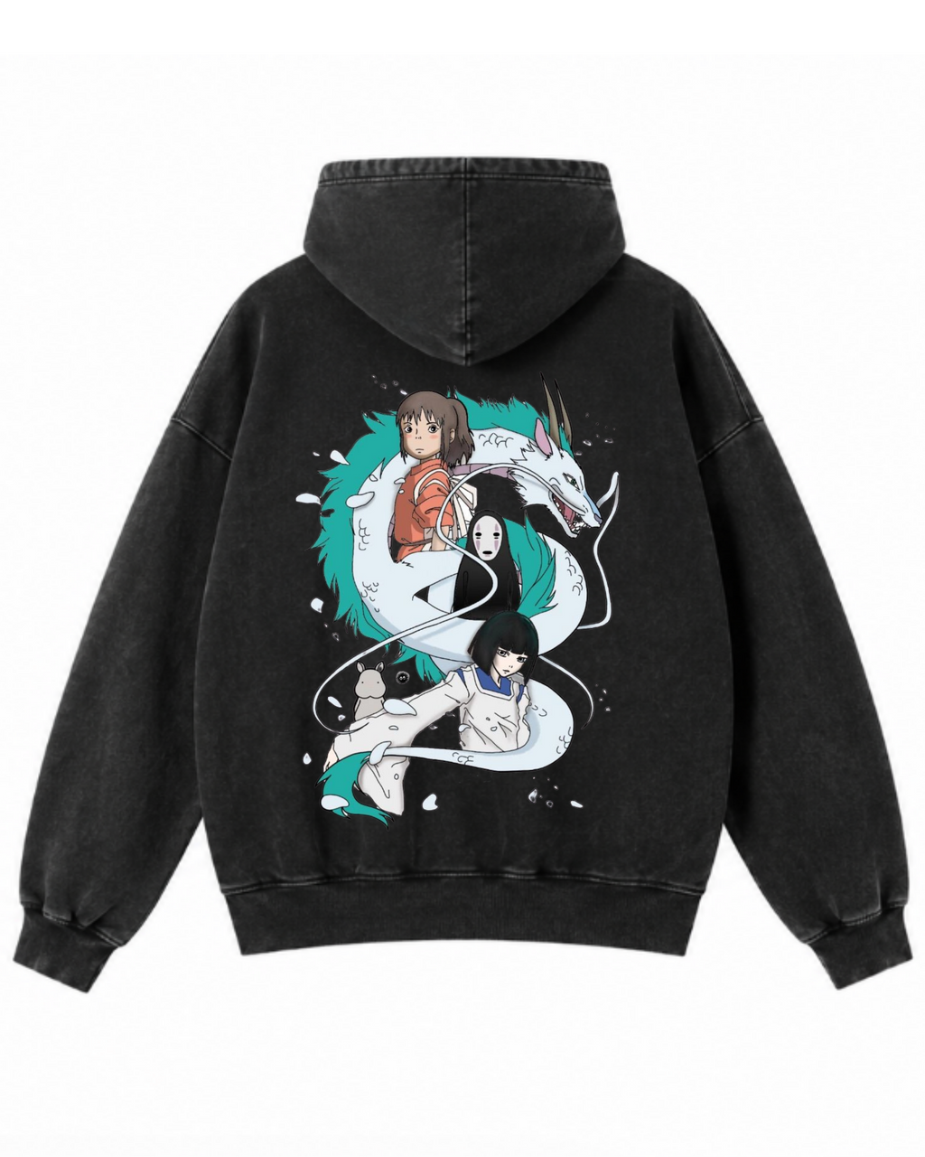 The River's Bond | Polerón Studio Ghibli Oversize Acid Wash