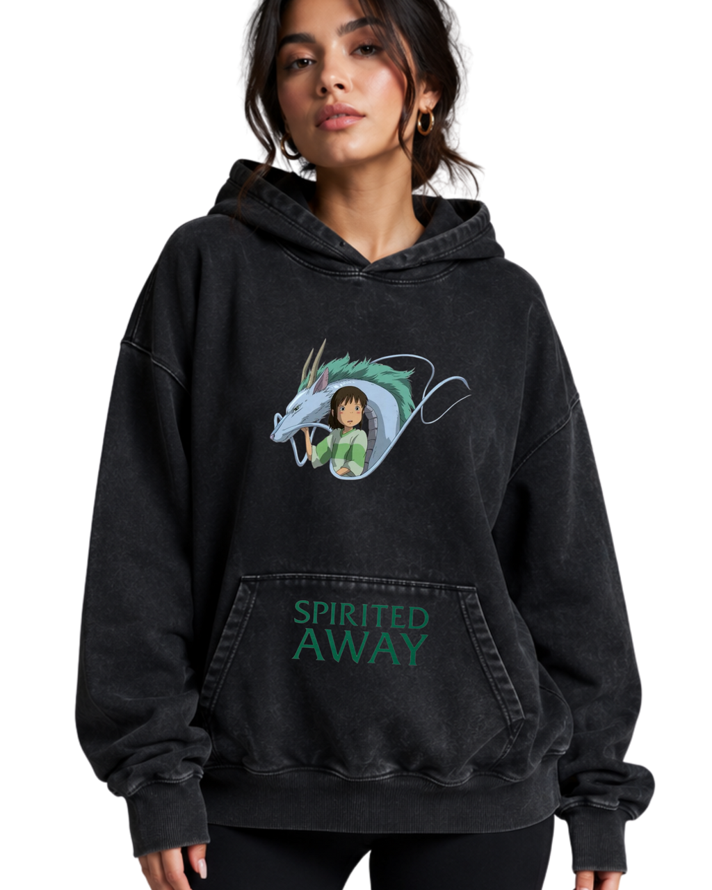 The River's Bond | Polerón Studio Ghibli Oversize Acid Wash