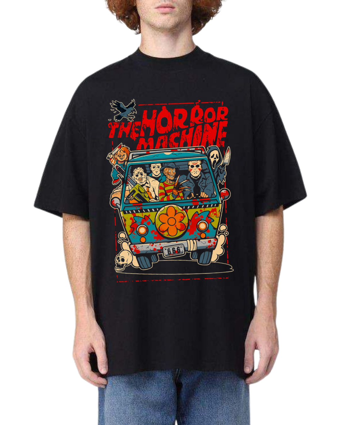 Polera Algodón The Horror Machine — Freddy Krueger