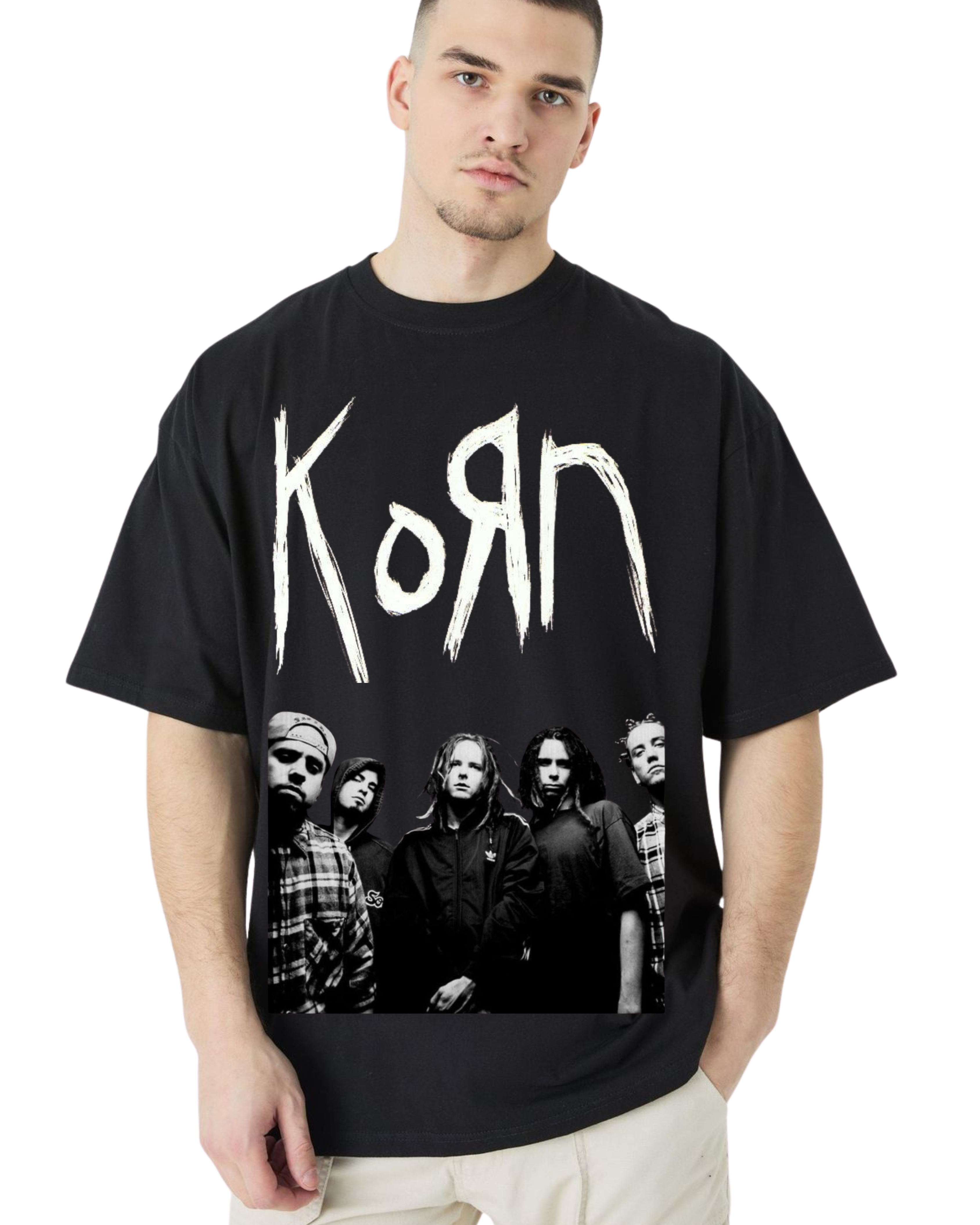 Polera Algodón Black & White Originals — Korn