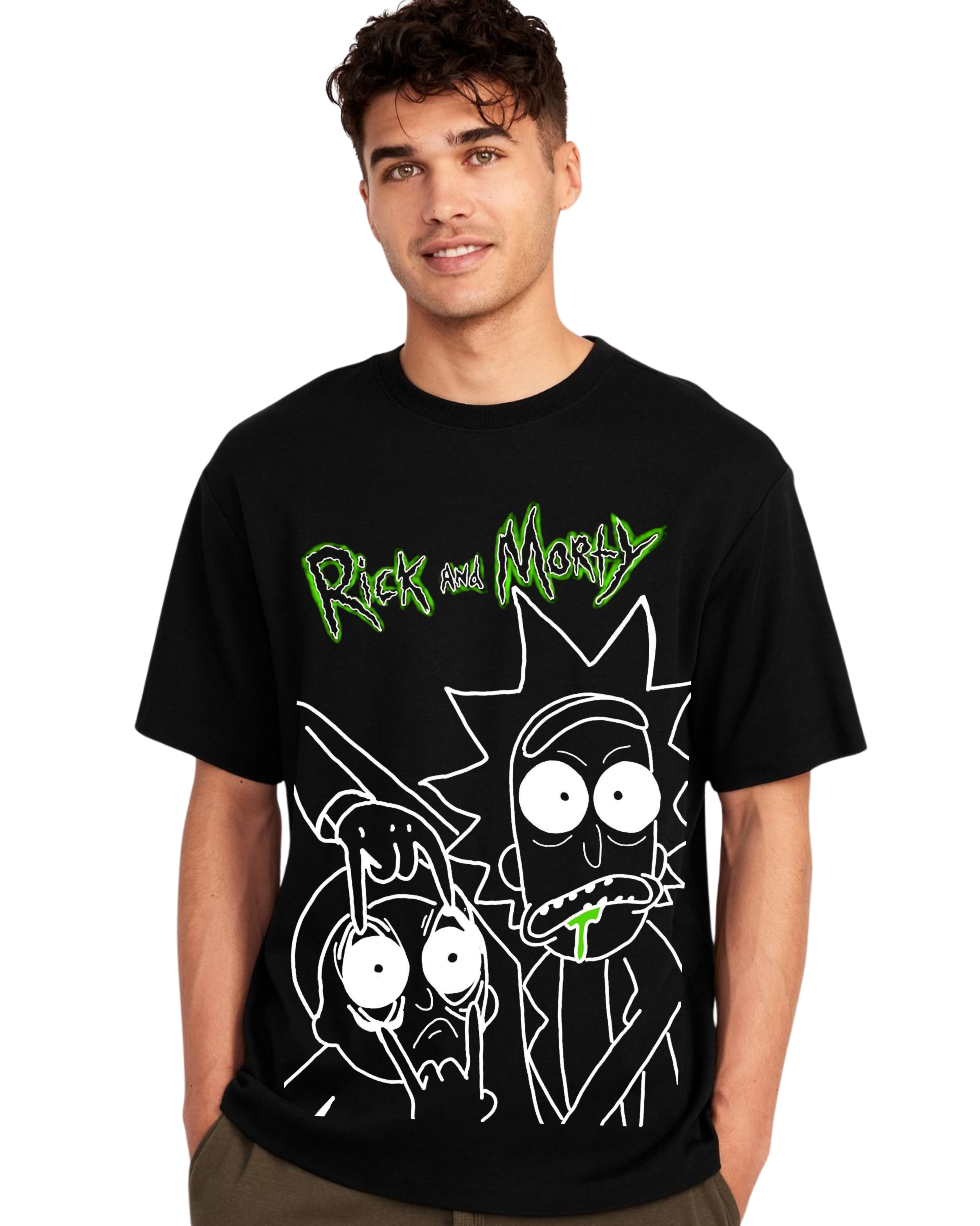 Polera Algodón Portal Loop Tee — Rick and Morty