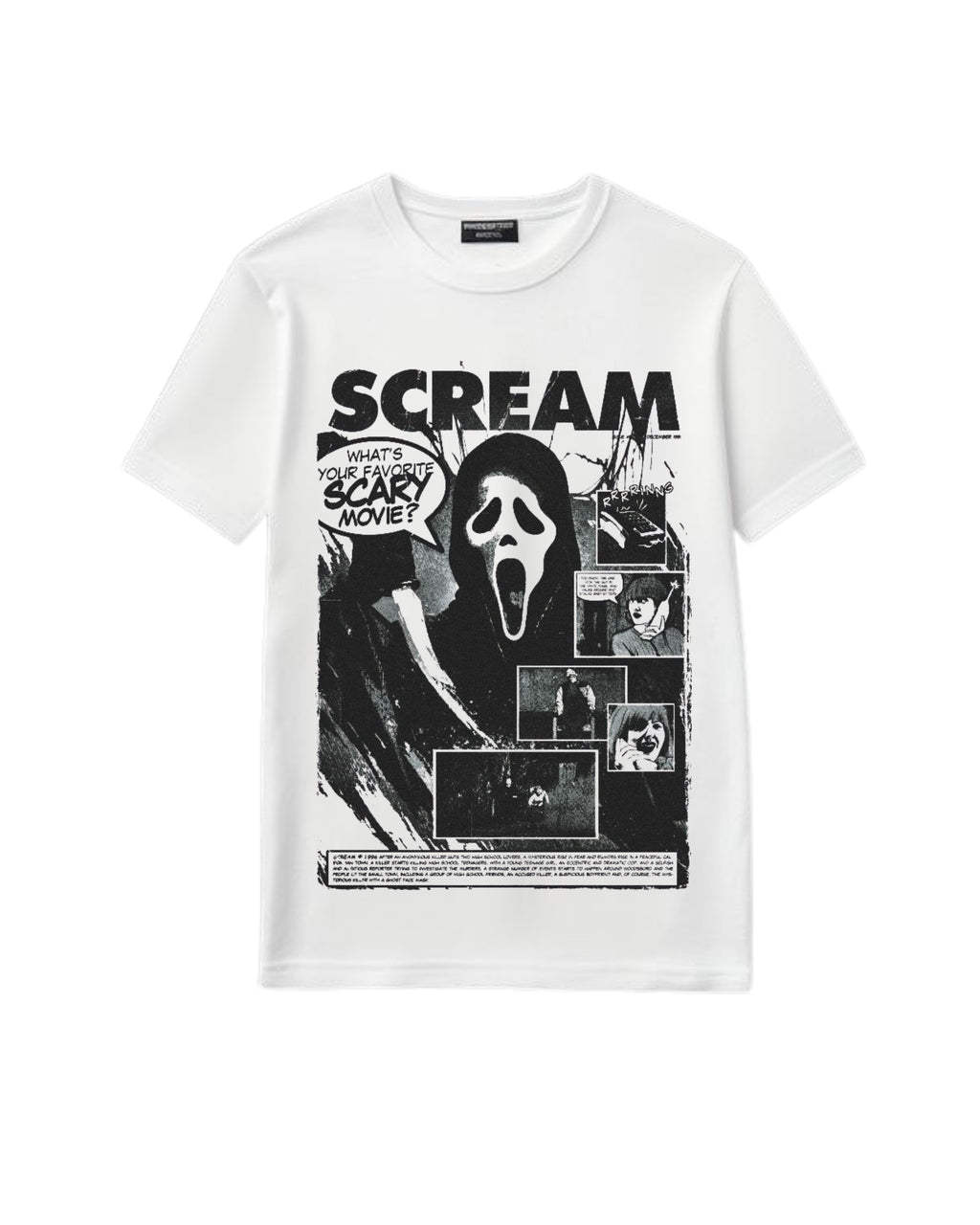 Polera Algodón Favorite Scary Movie Tee — Scream
