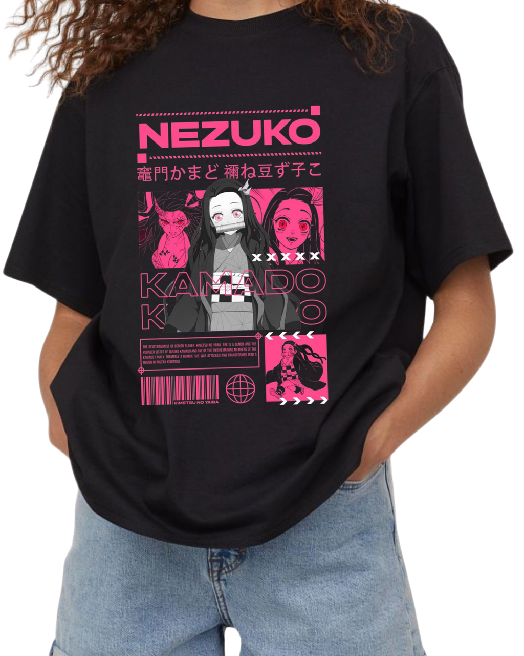 Polera Algodón Técnica Demoníaca — Demon Slayer