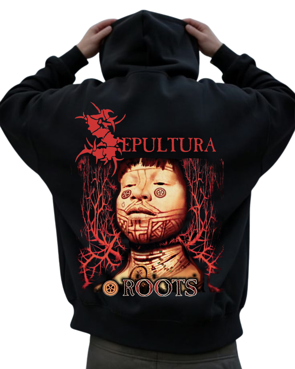 Polerón Canguro Roots Album Cover — Sepultura