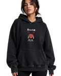 Mononoke Rage | Polerón Studio Ghibli Oversize Acid Wash