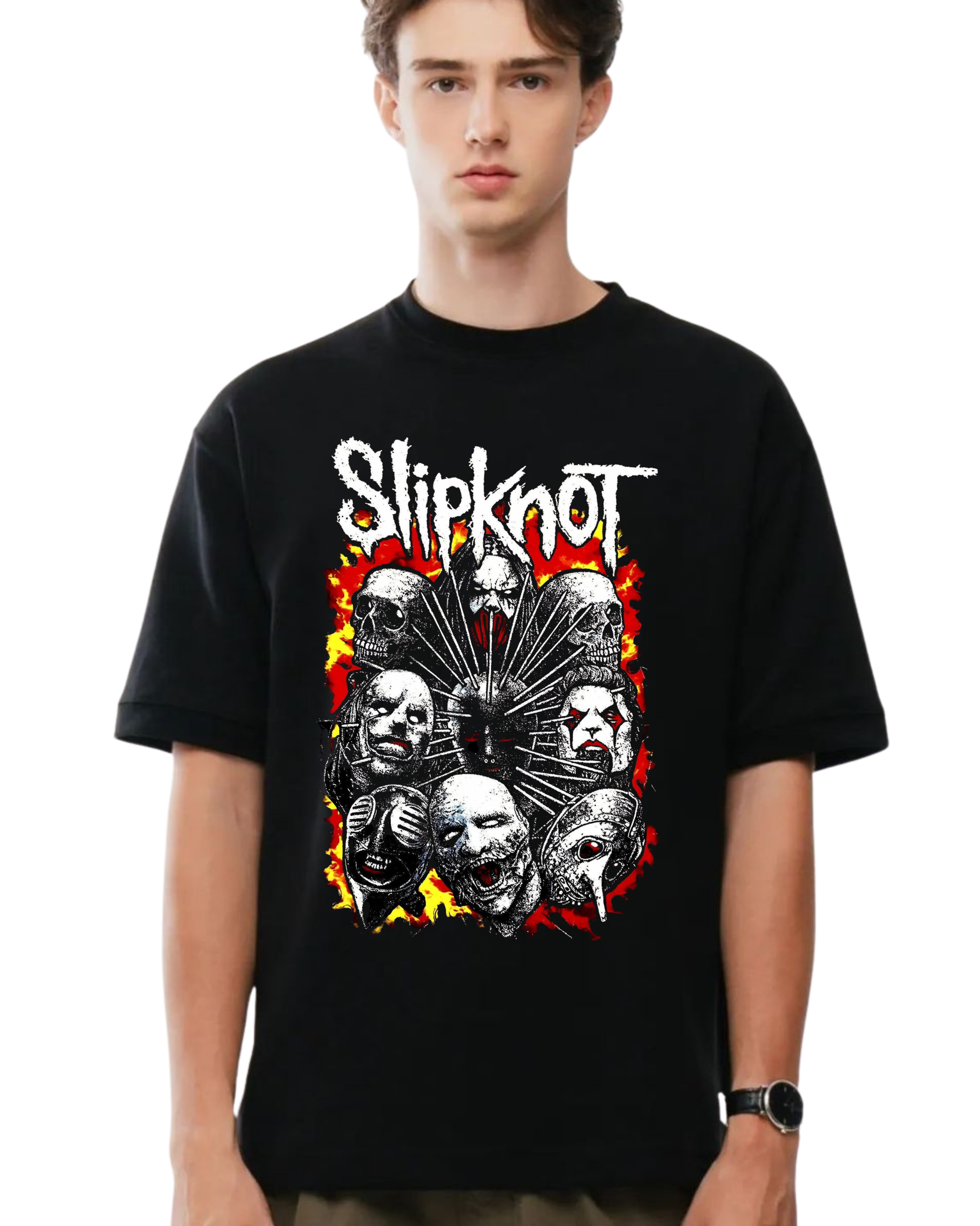 Polera Algodón Fiery Nine — Slipknot