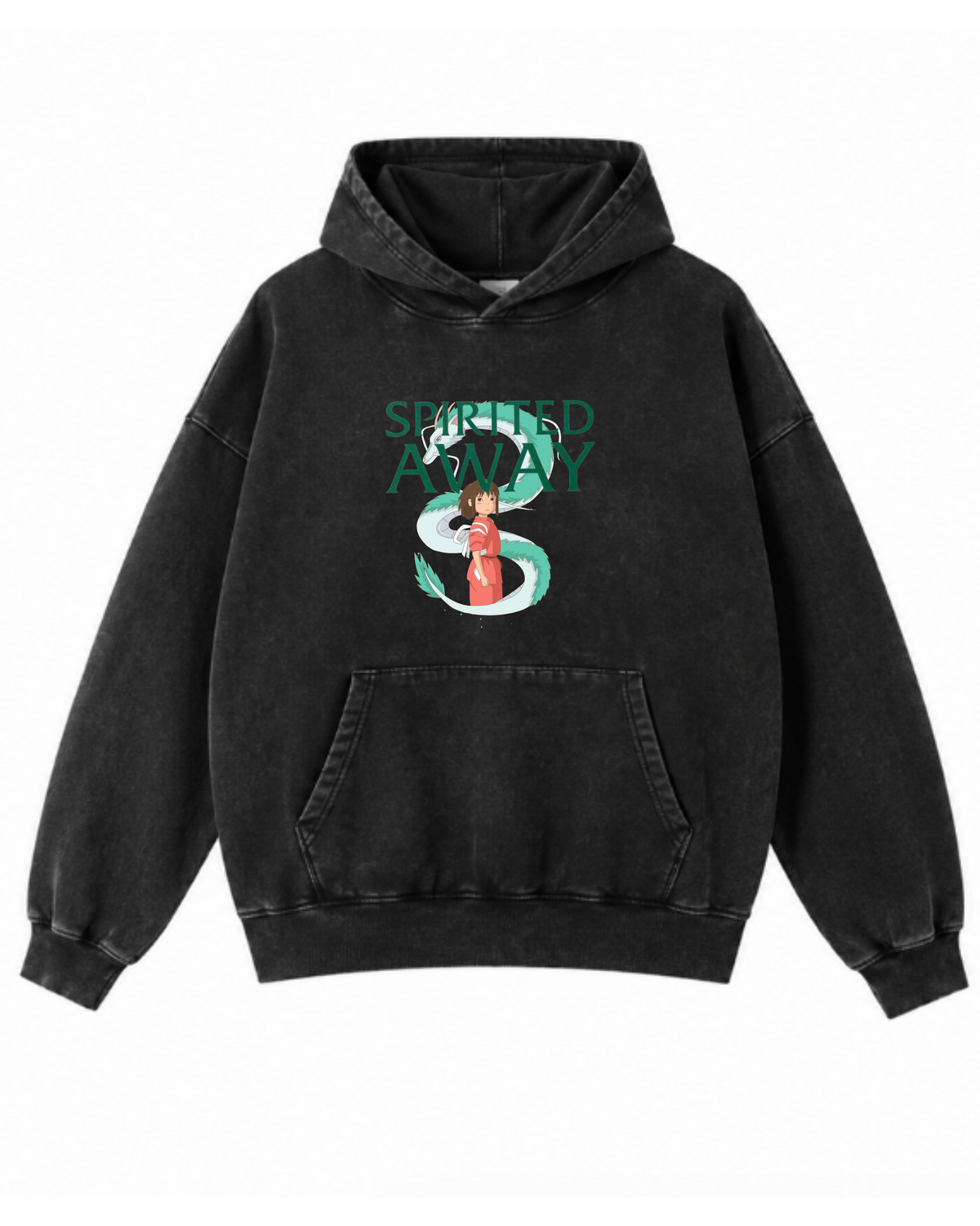 Spiritual Realm | Polerón Studio Ghibli Oversize Acid Wash