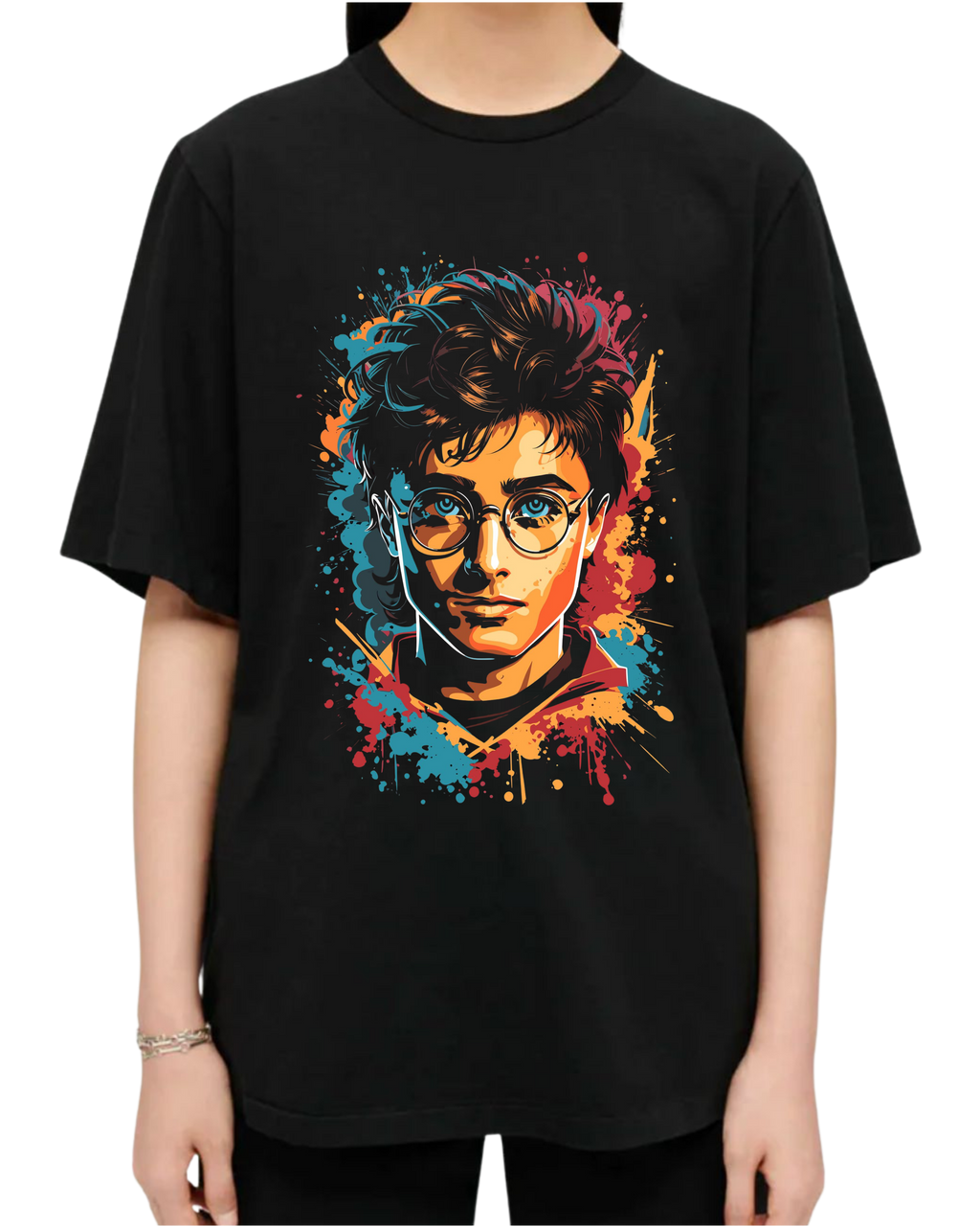 Polera Algodón The Boy Who Lived Art Tee — Harry Potter