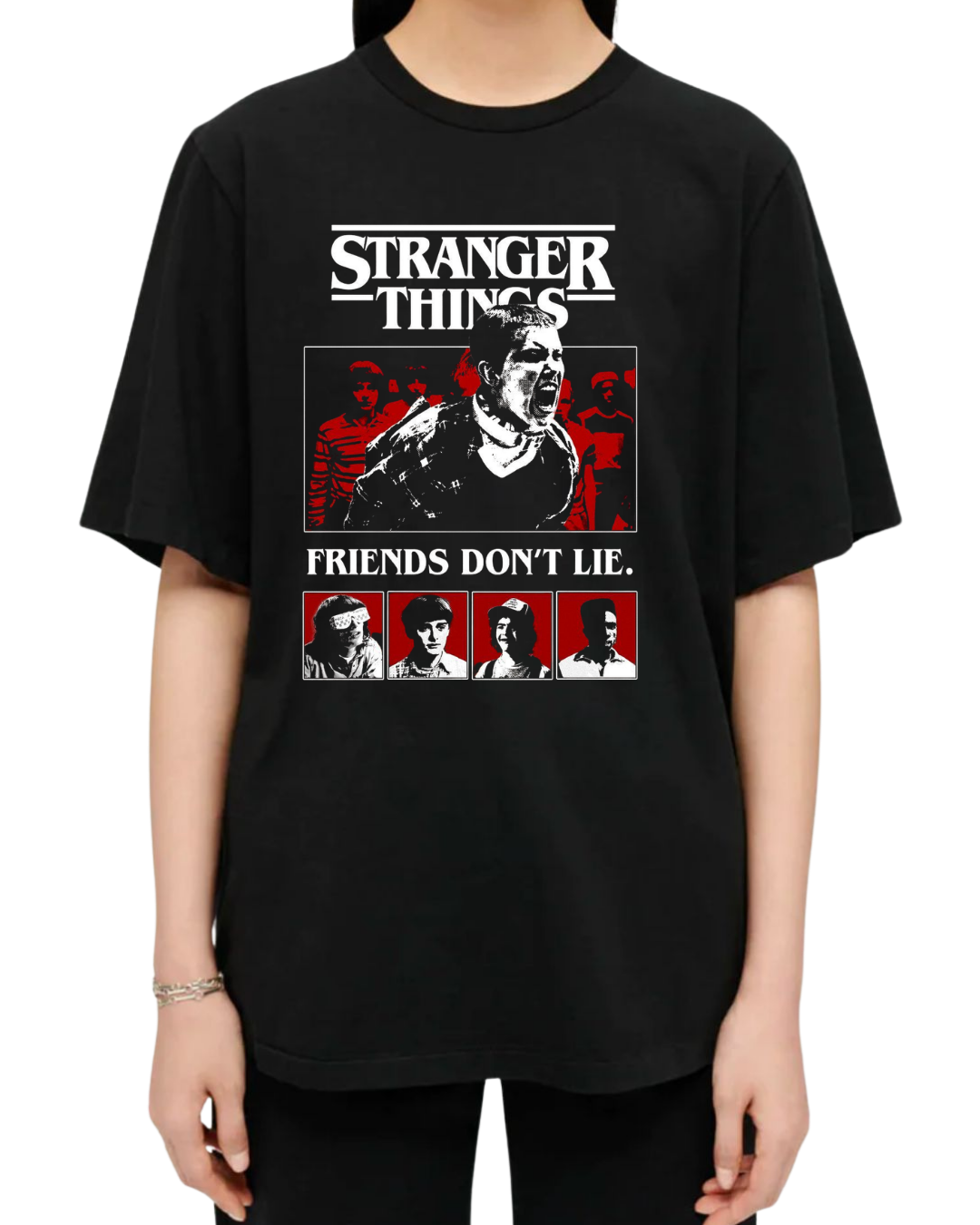 Polera Algodón Friends Don’t Lie Tee — Stranger Things