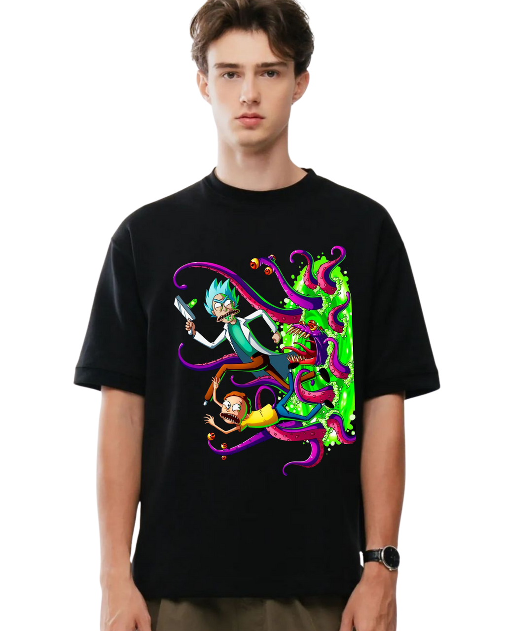 Polera Algodón Portal Madness Tee — Rick and Morty