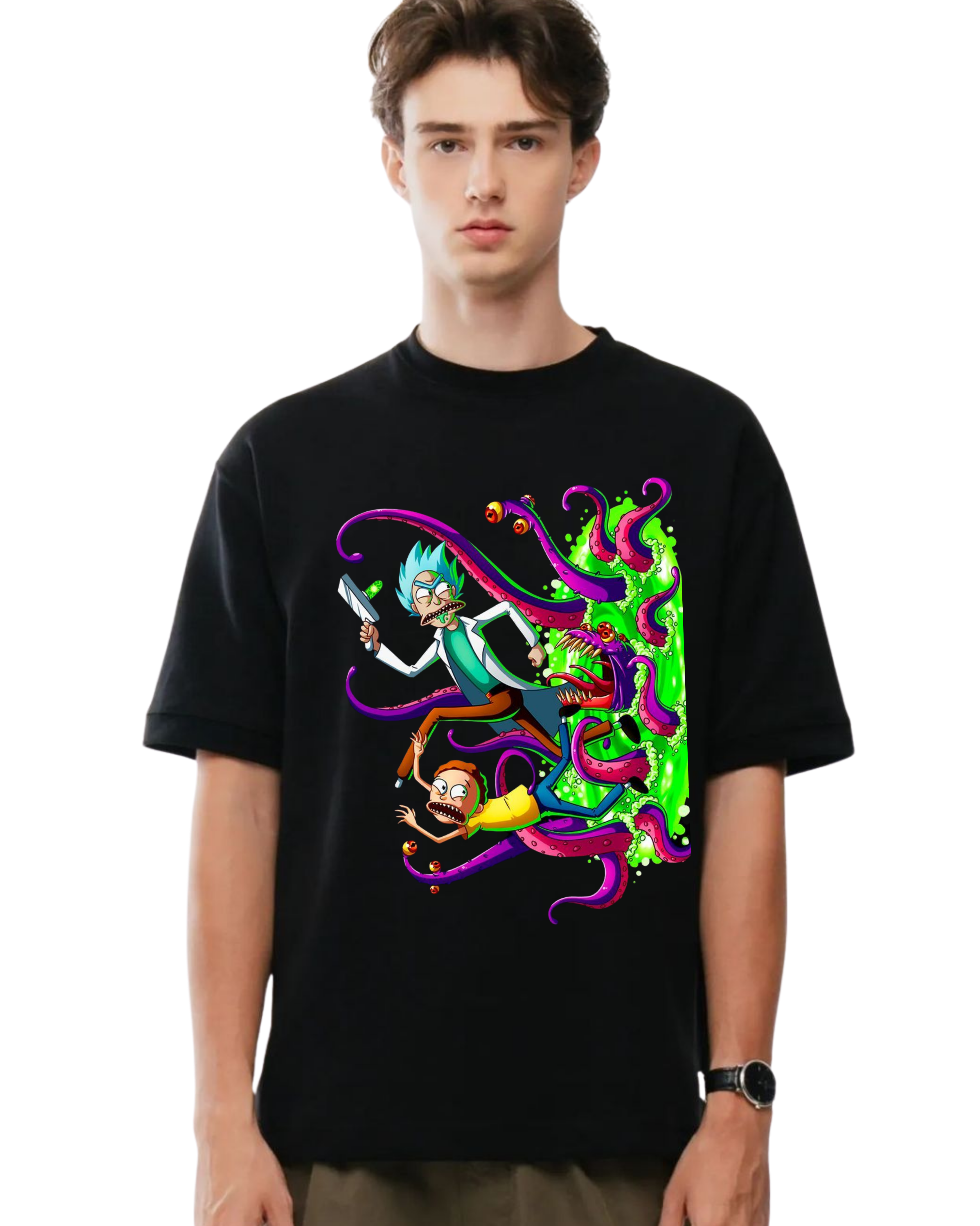 Polera Algodón Portal Madness Tee — Rick and Morty