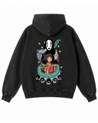 Spiritual Realm | Polerón Studio Ghibli Oversize Acid Wash