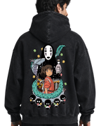 Spiritual Realm | Polerón Studio Ghibli Oversize Acid Wash