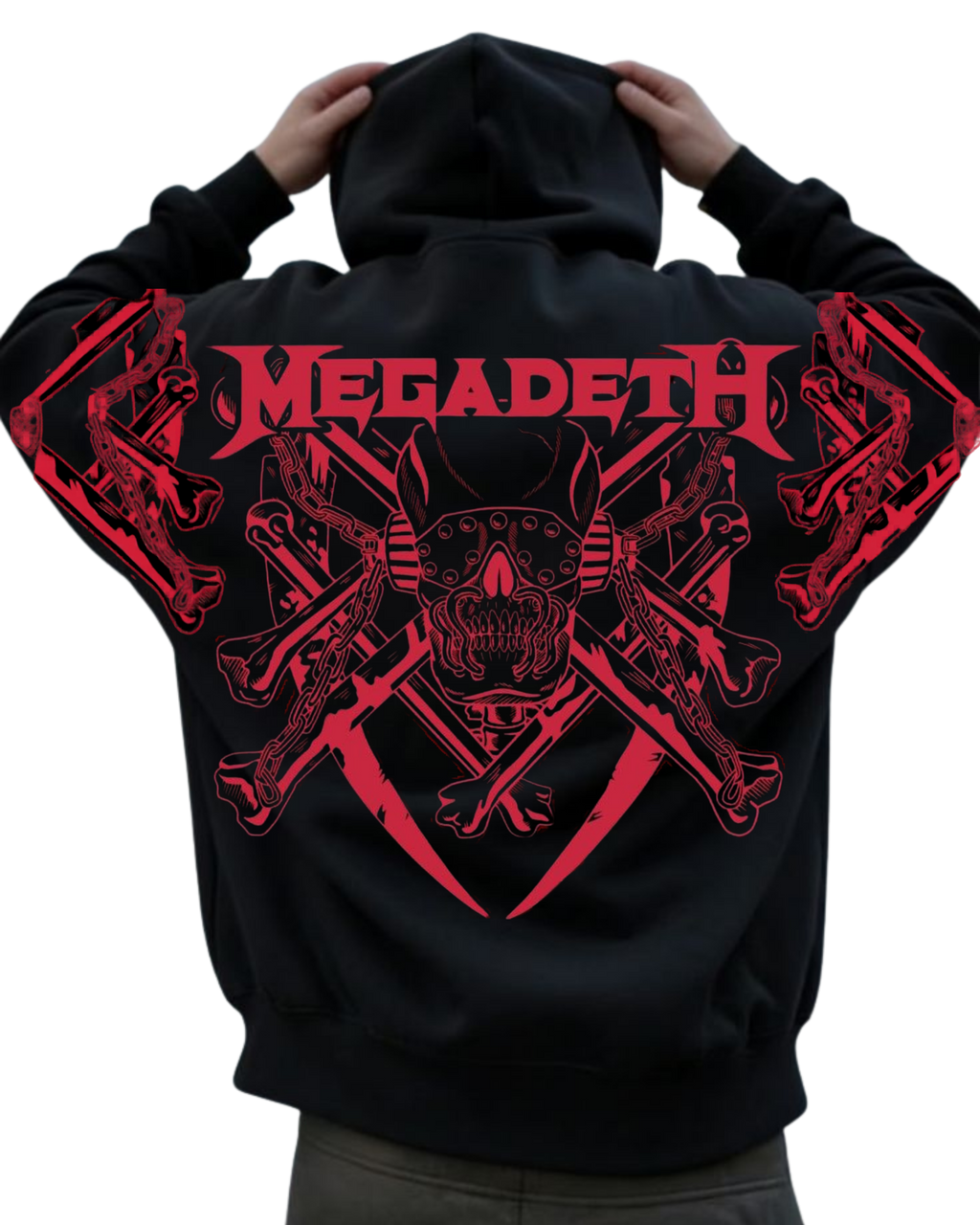 Polerón Canguro Crimson Rattlehead — Megadeth