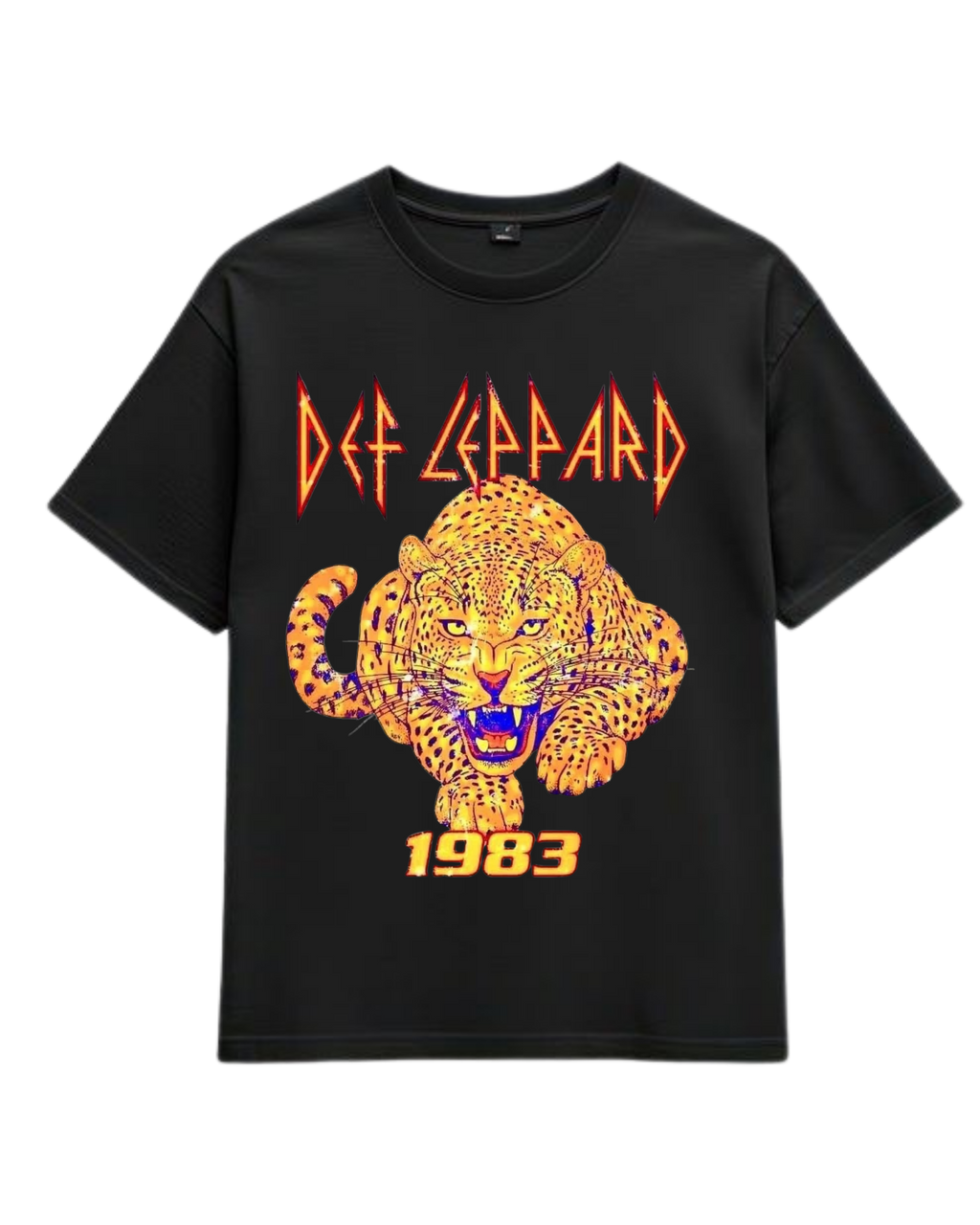 Polera Algodón Essential Rock — Def Leppard