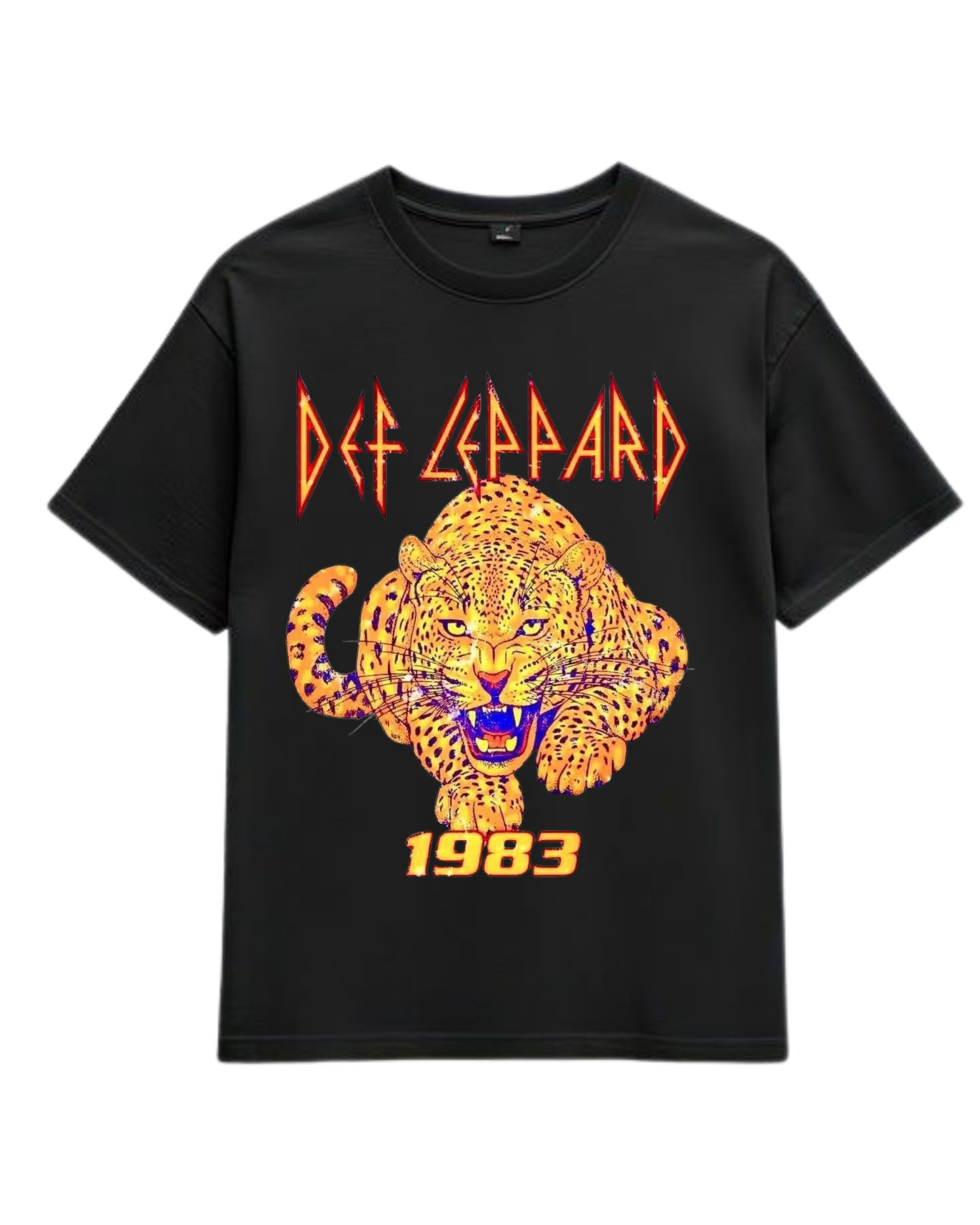 Polera Algodón Essential Rock — Def Leppard