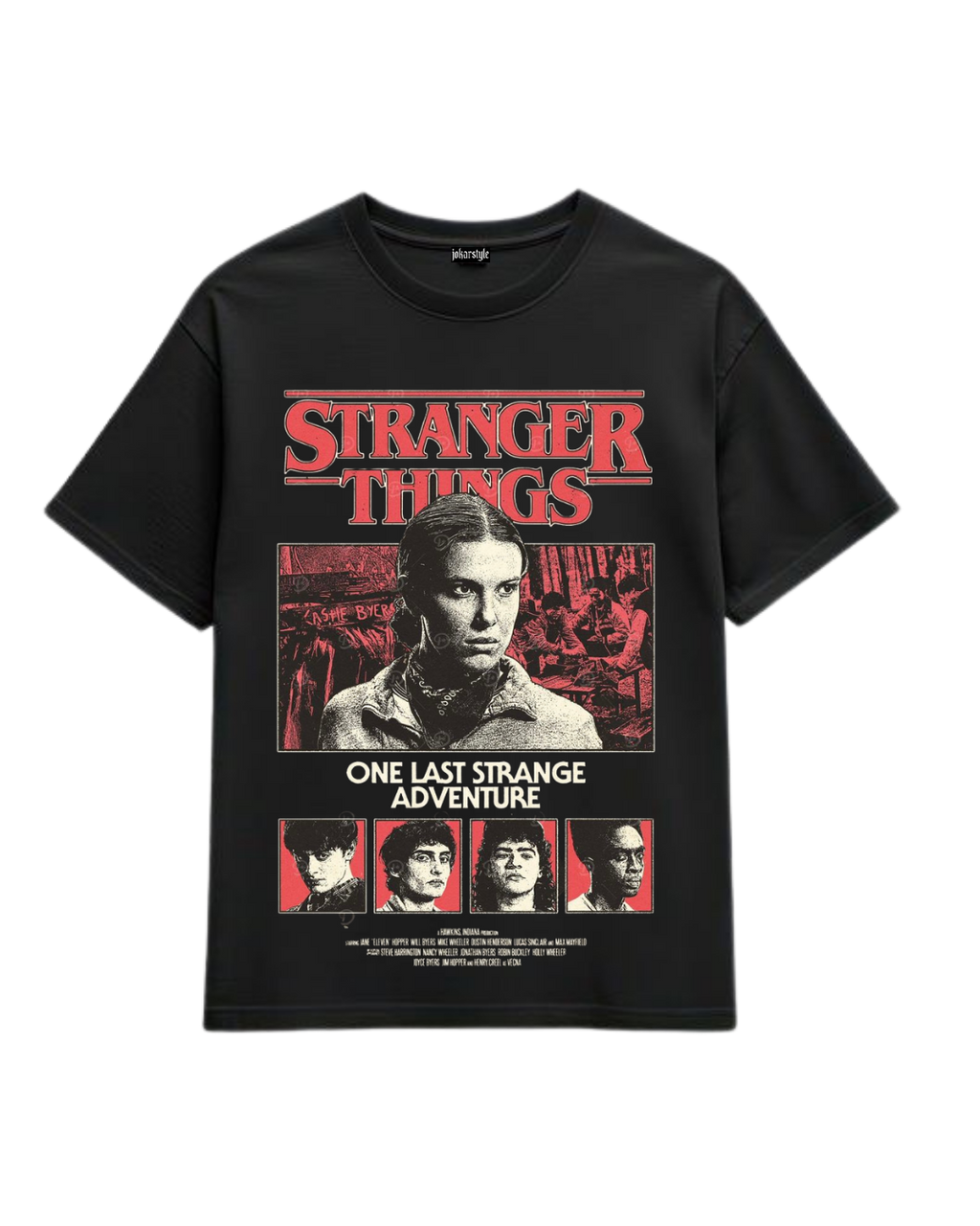 Polera Algodón One Last Strange Adventure Tee — Stranger Things