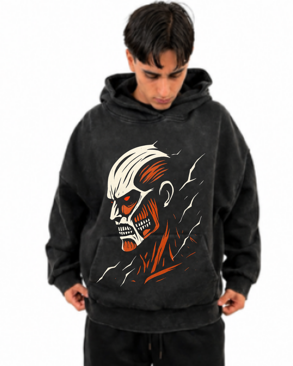 El Retumbar | Polerón Oversize Acid Wash