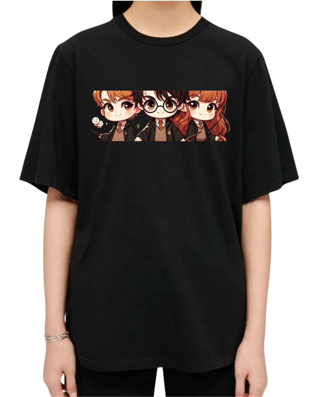 Polera Algodón Mini Magic Trio Tee — Harry Potter