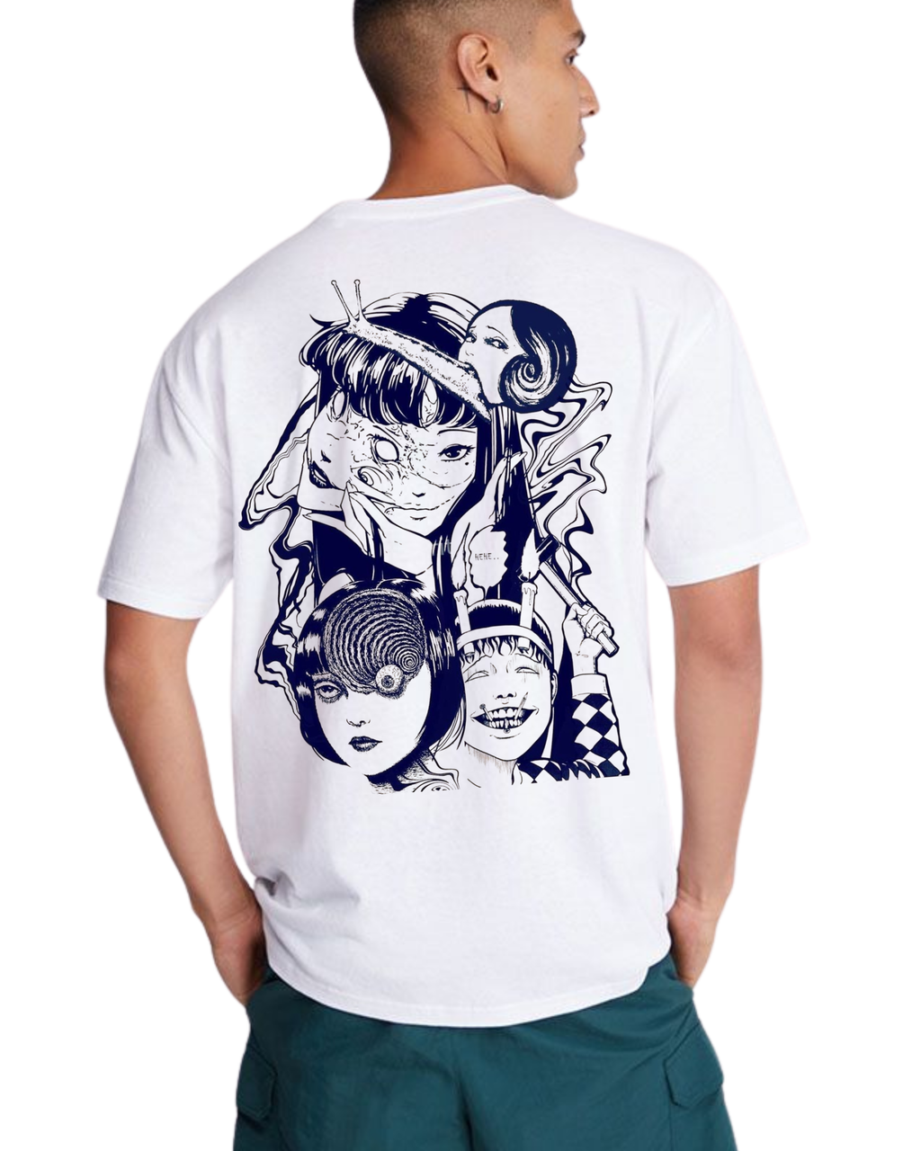 Polera Algodón Espiral de Pesadillas — Manga Gore
