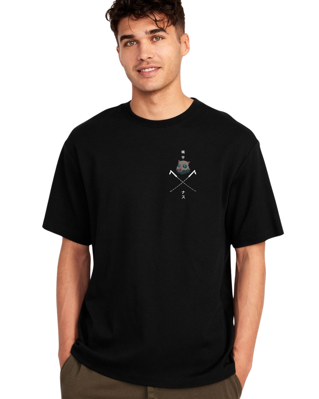 Polera Algodón Legendario Jabalí — Demon Slayer