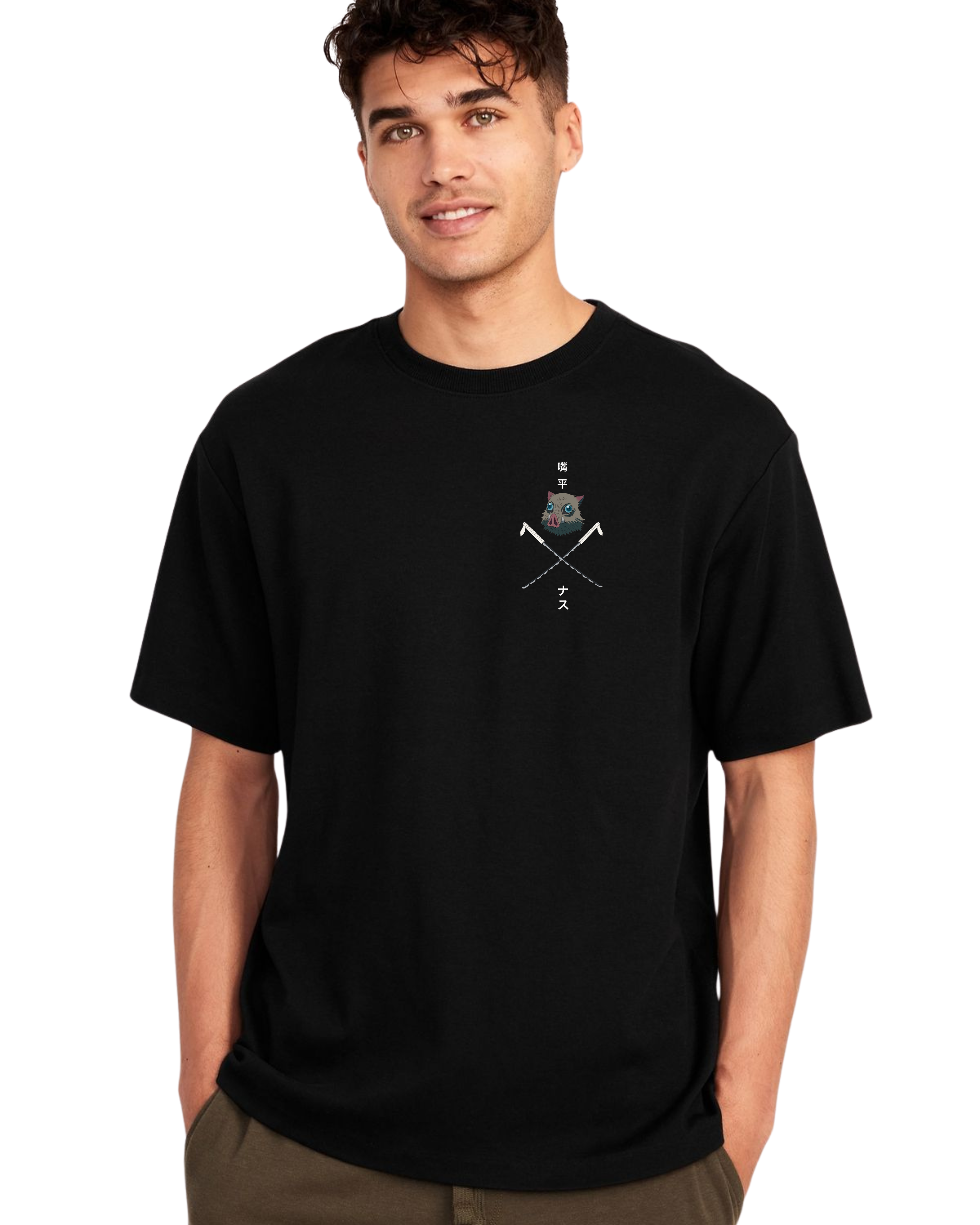 Polera Algodón Legendario Jabalí — Demon Slayer