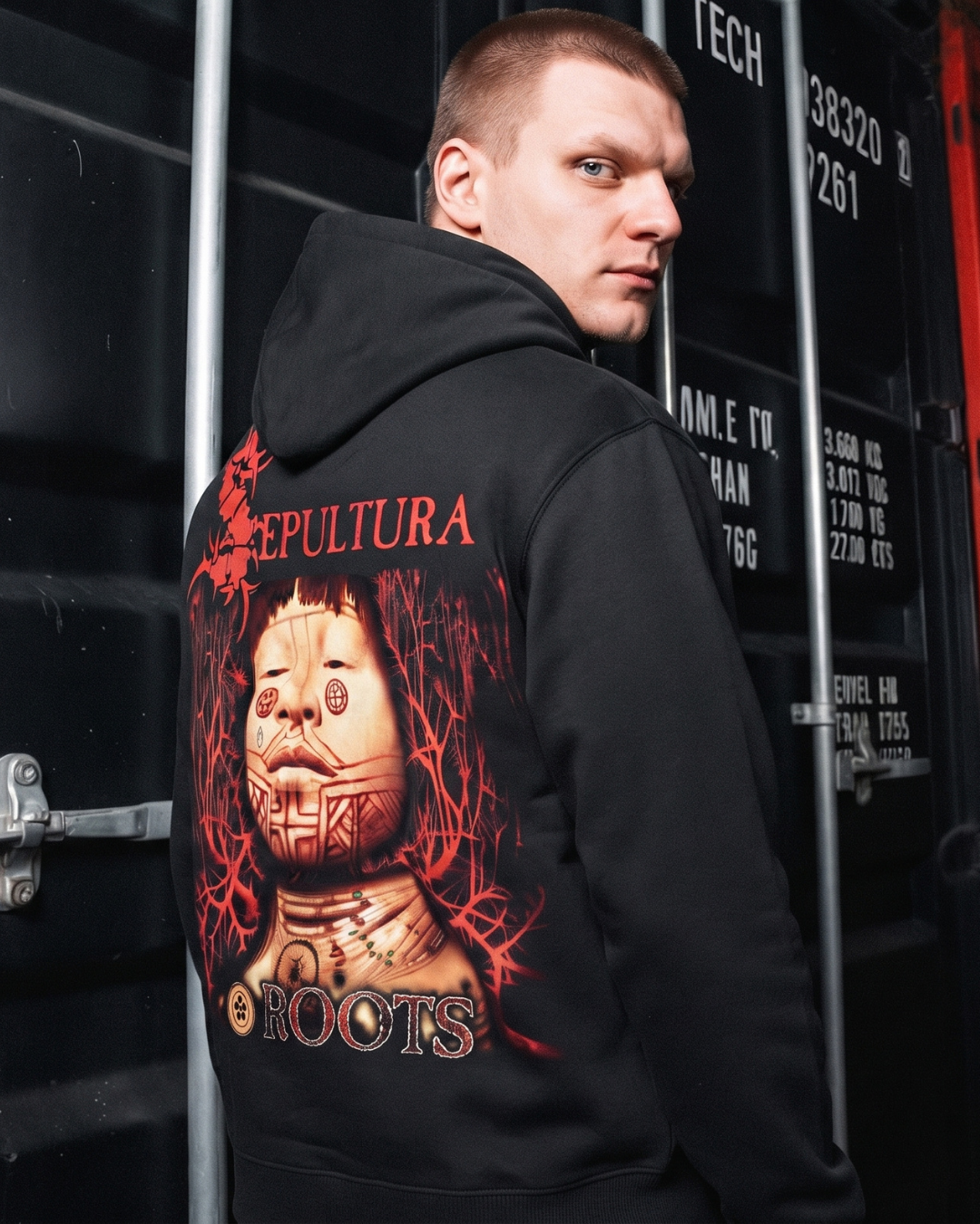 Polerón Canguro Roots Album Cover — Sepultura