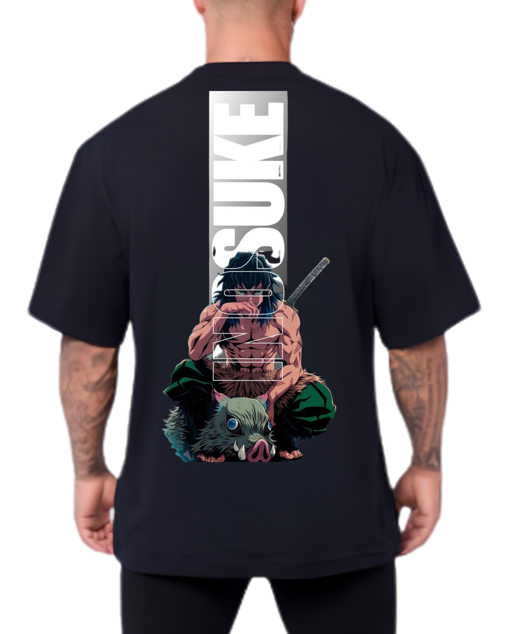 Polera Algodón Legendario Jabalí — Demon Slayer