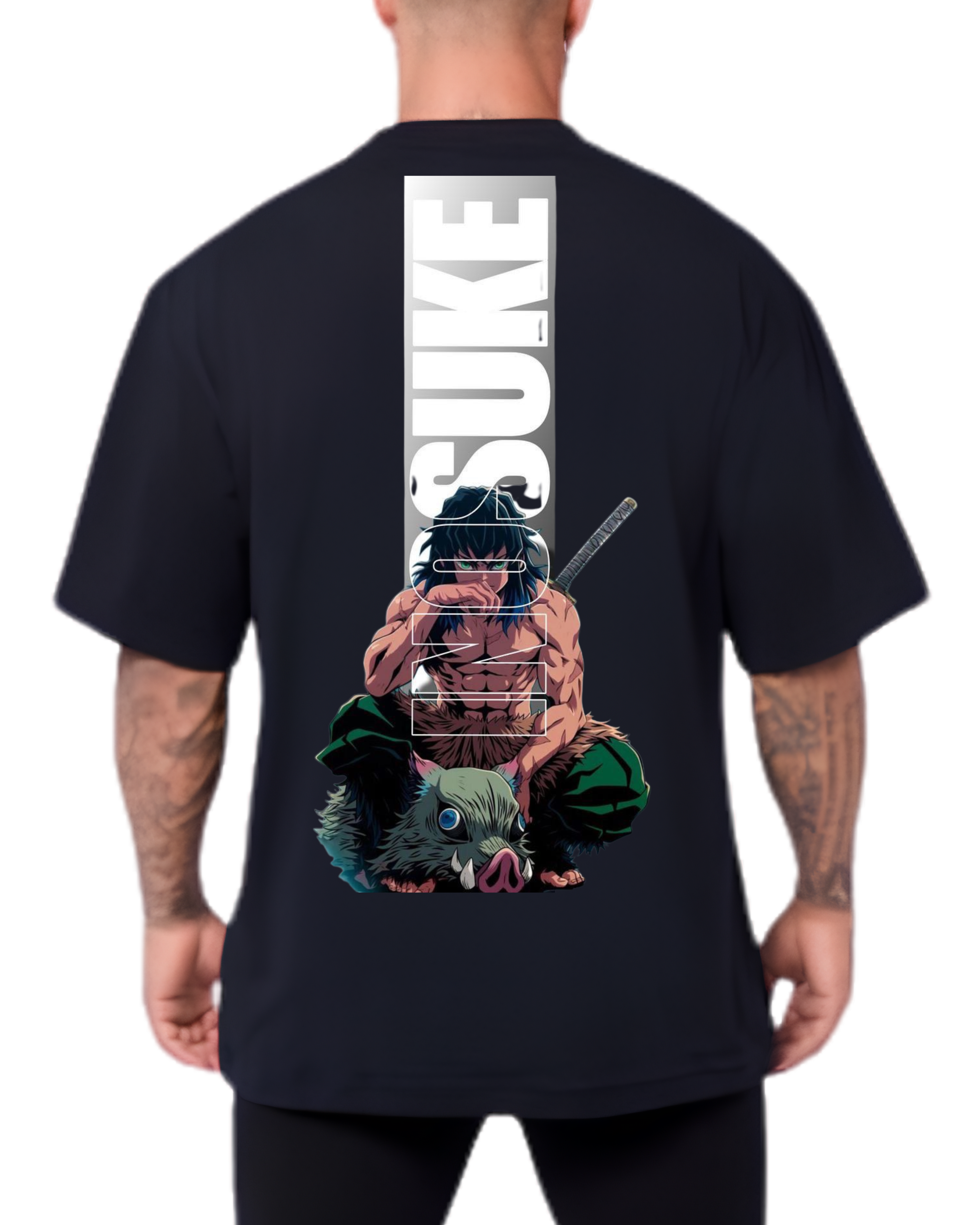 Polera Algodón Legendario Jabalí — Demon Slayer