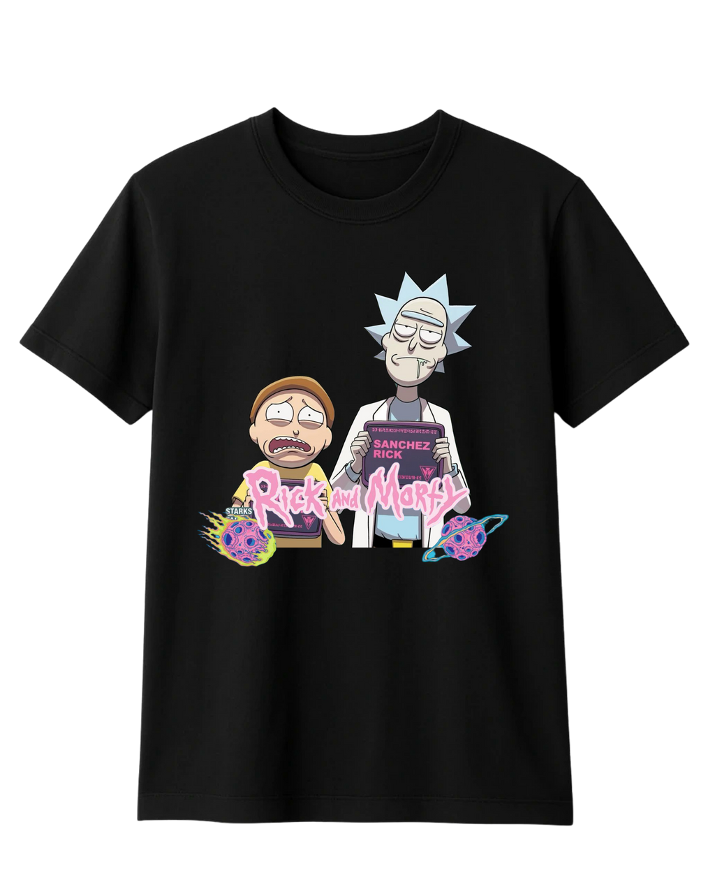 Polera Algodón Free Fall Tee — Rick and Morty