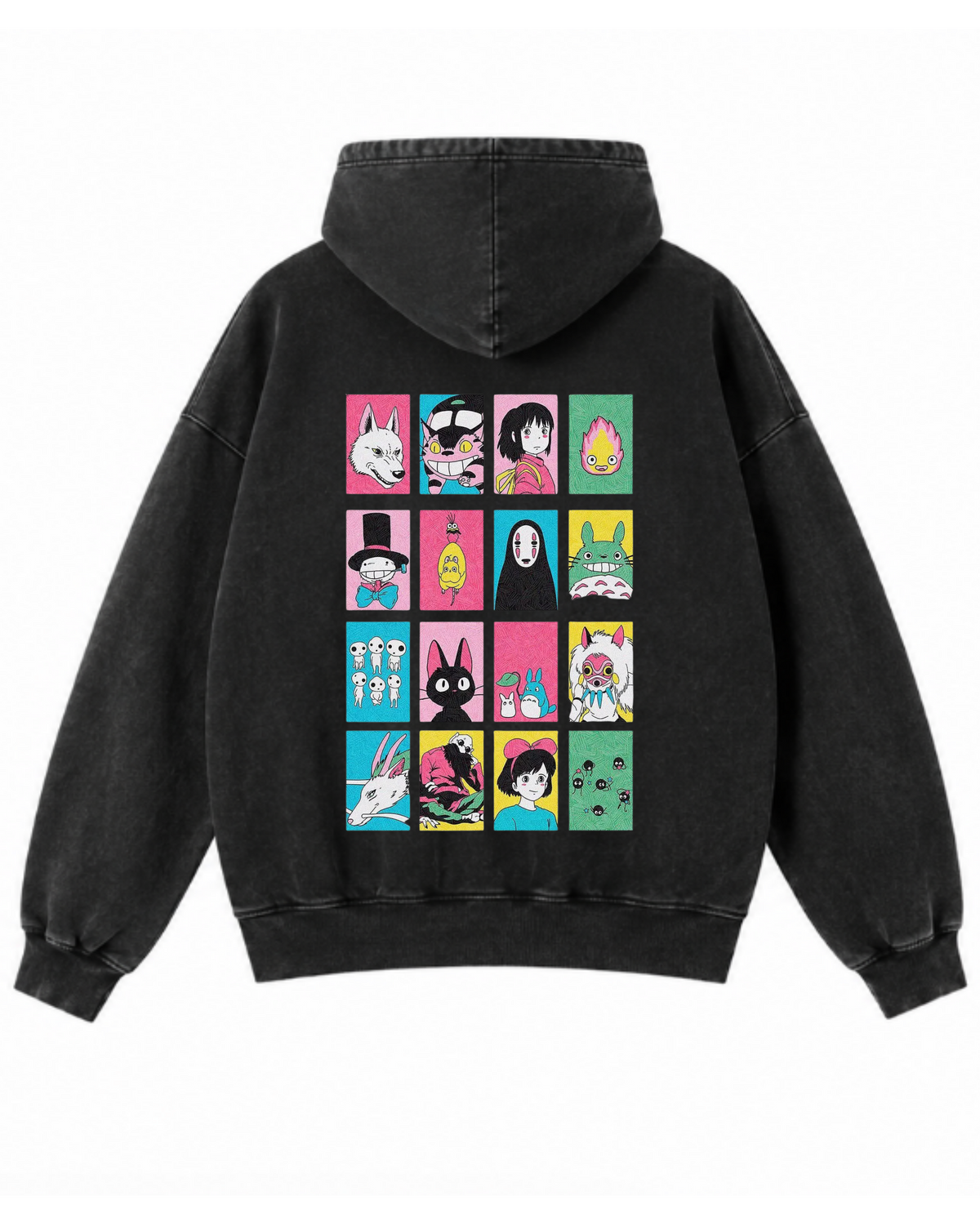 Ghibli Universe | Polerón Studio Ghibli Oversize Acid Wash