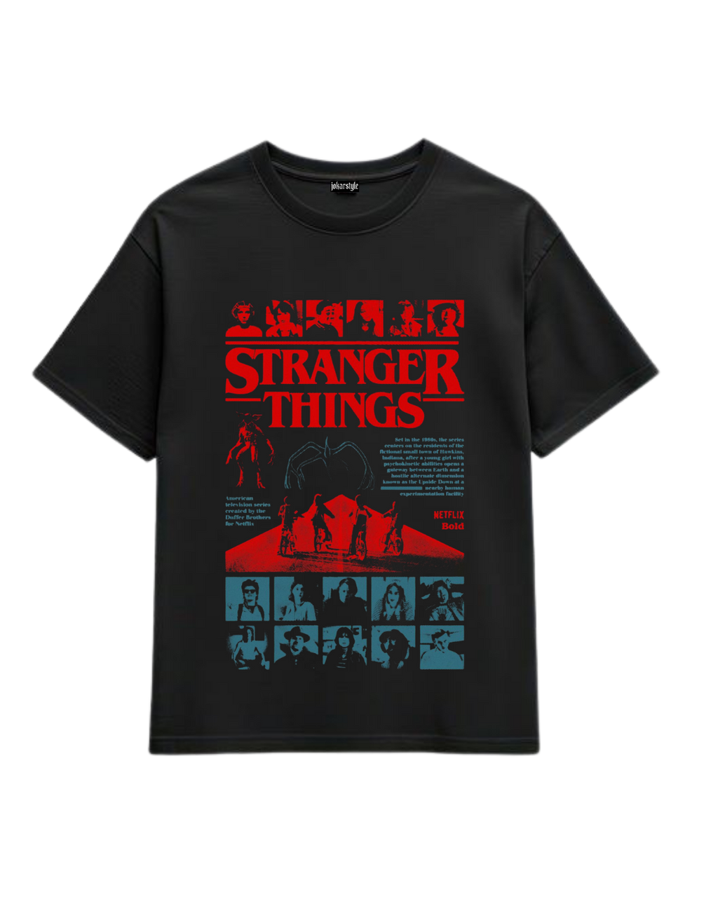 Polera Algodón Dark Hawkins Tee — Stranger Things