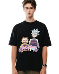 Polera Algodón Free Fall Tee — Rick and Morty