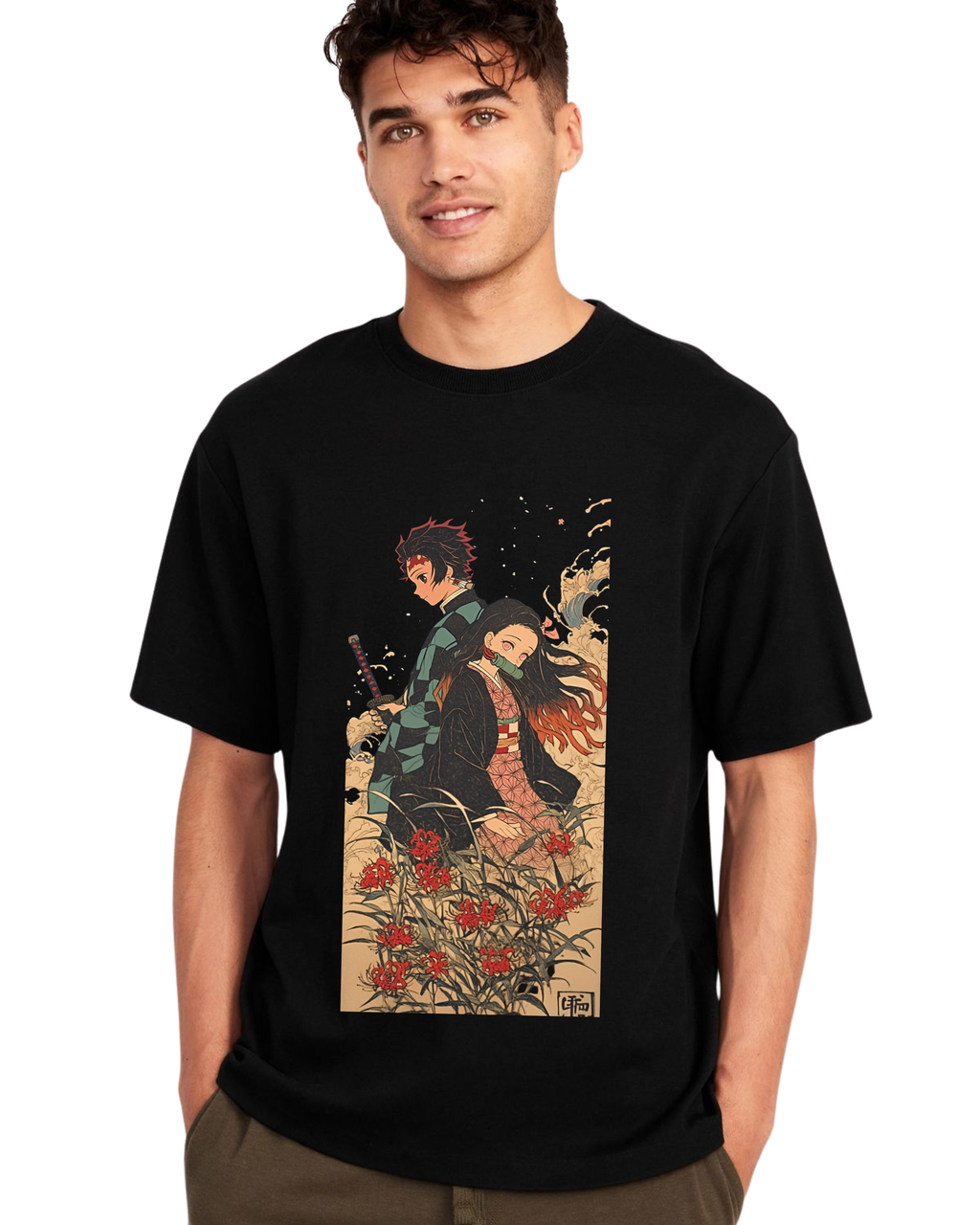 Polera Algodón Vínculo Eterno — Demon Slayer