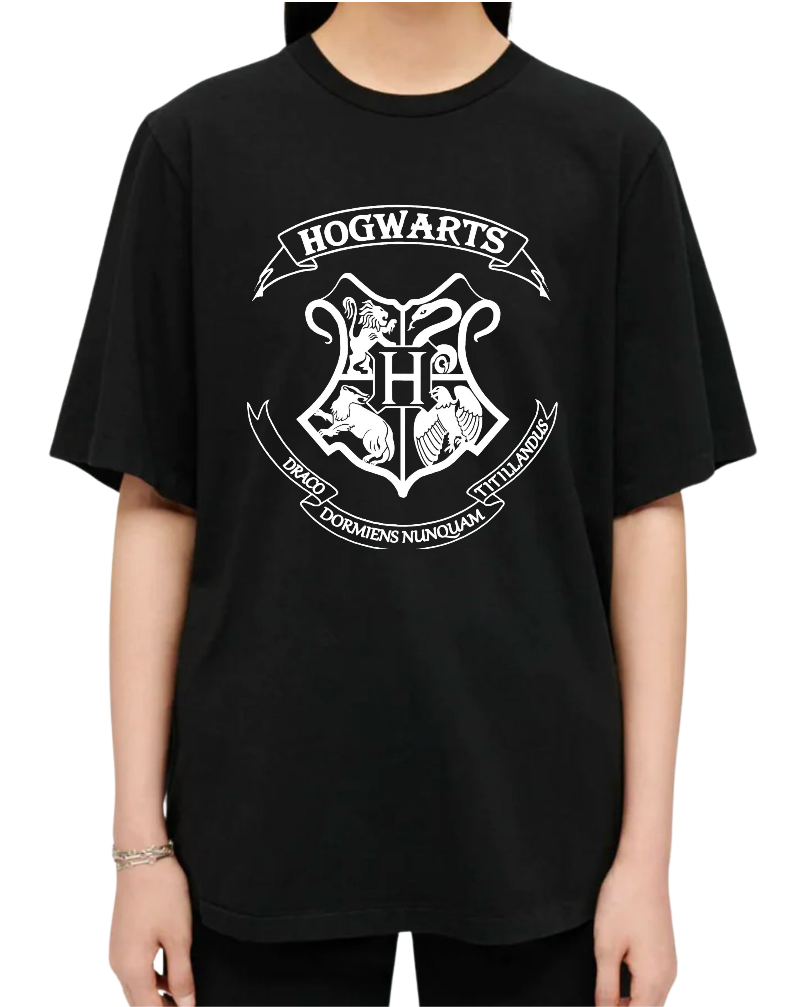 Polera Algodón Hogwarts Crest Tee — Harry Potter