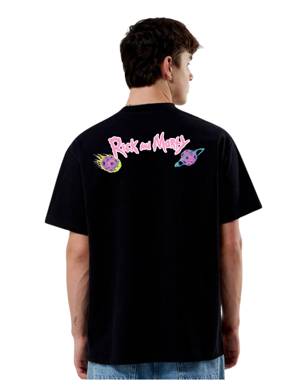 Polera Algodón Free Fall Tee — Rick and Morty