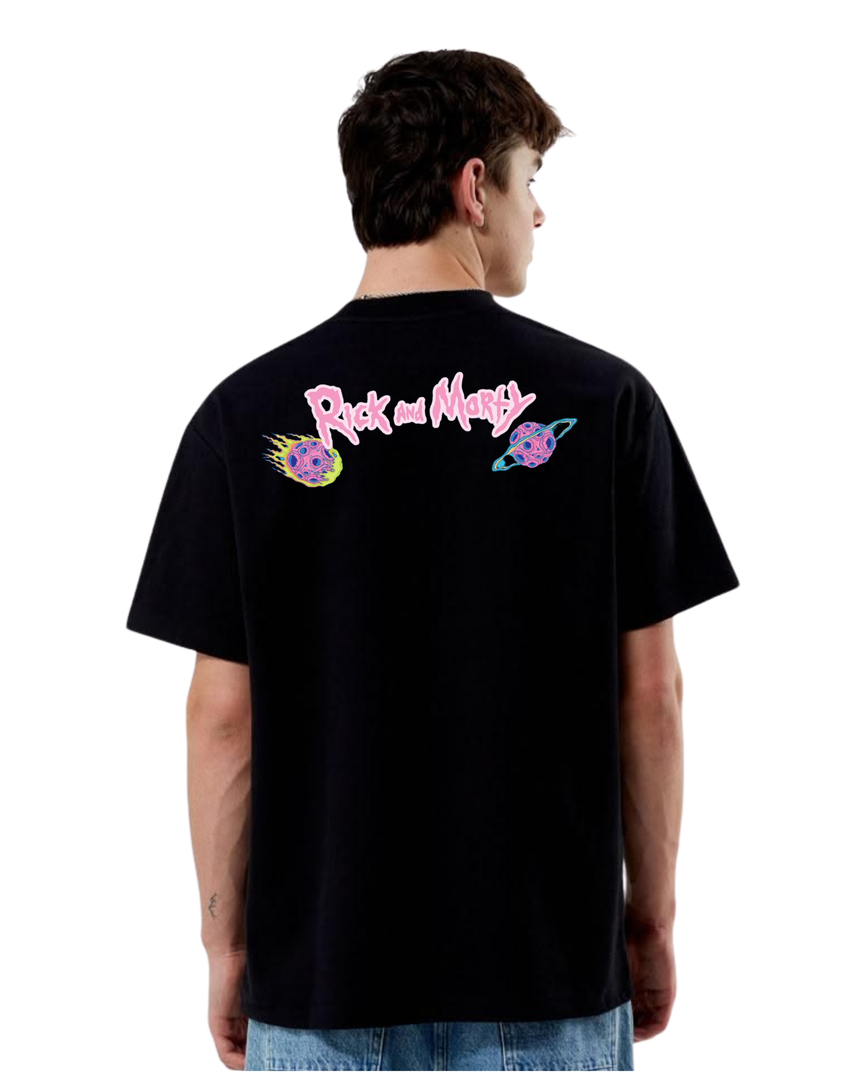 Polera Algodón Free Fall Tee — Rick and Morty