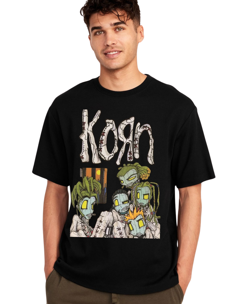 Polera Algodón Puppet Band — Korn