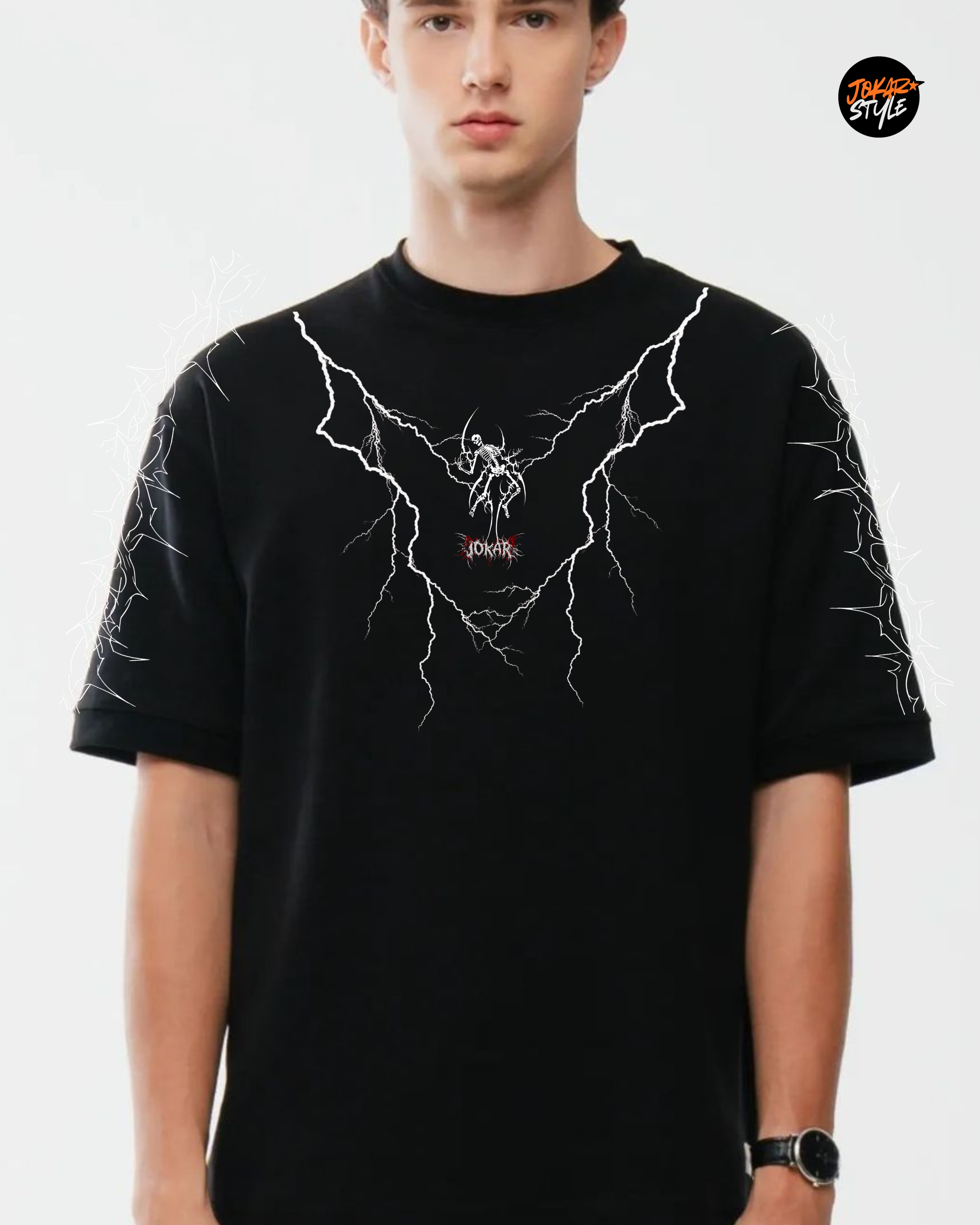 Polera Algodón Sangre Jokar - Electric Thorns Tee