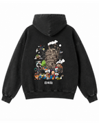 Moving Fortress | Polerón Studio Ghibli Oversize Acid Wash