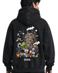 Moving Fortress | Polerón Studio Ghibli Oversize Acid Wash