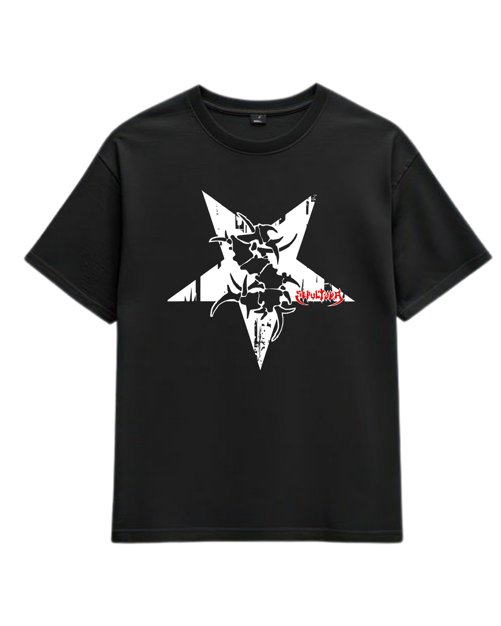 Polera Algodón Raw Spine — Sepultura