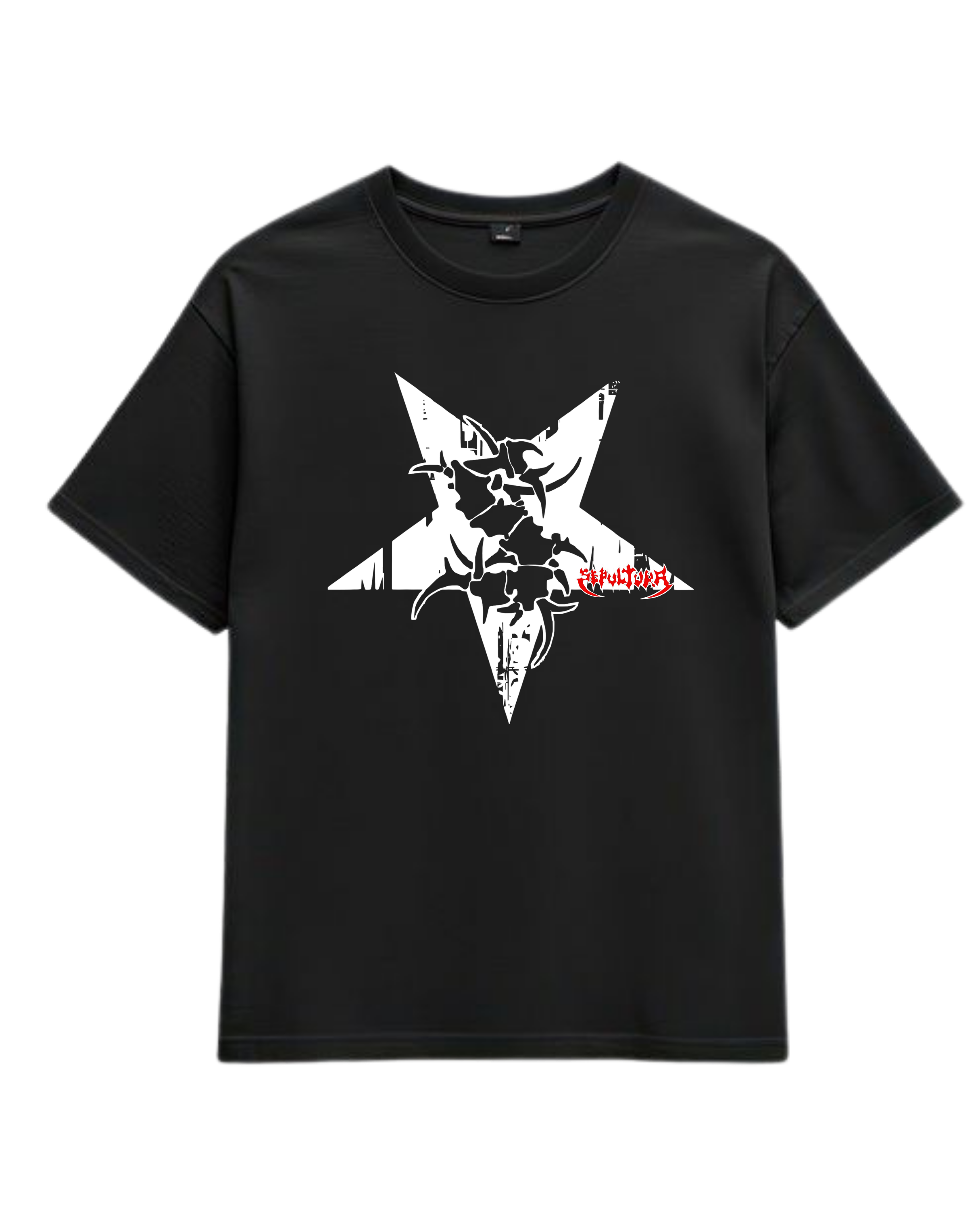 Polera Algodón Raw Spine — Sepultura
