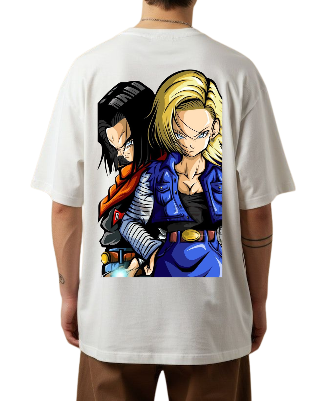 Polera Dragon Ball — Androides 17 y 18