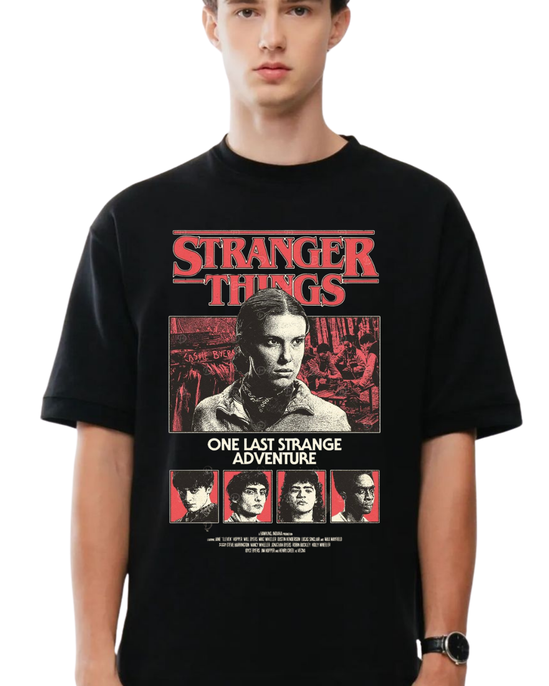 Polera Algodón One Last Strange Adventure Tee — Stranger Things