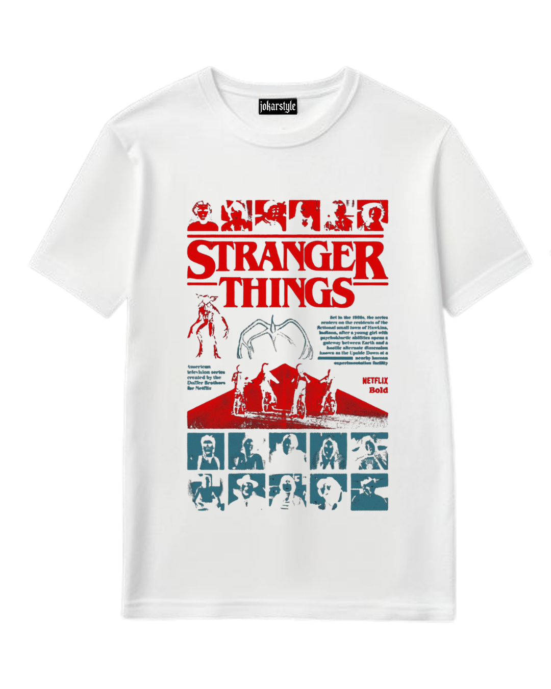Polera Algodón The Upside Down Tee — Stranger Things