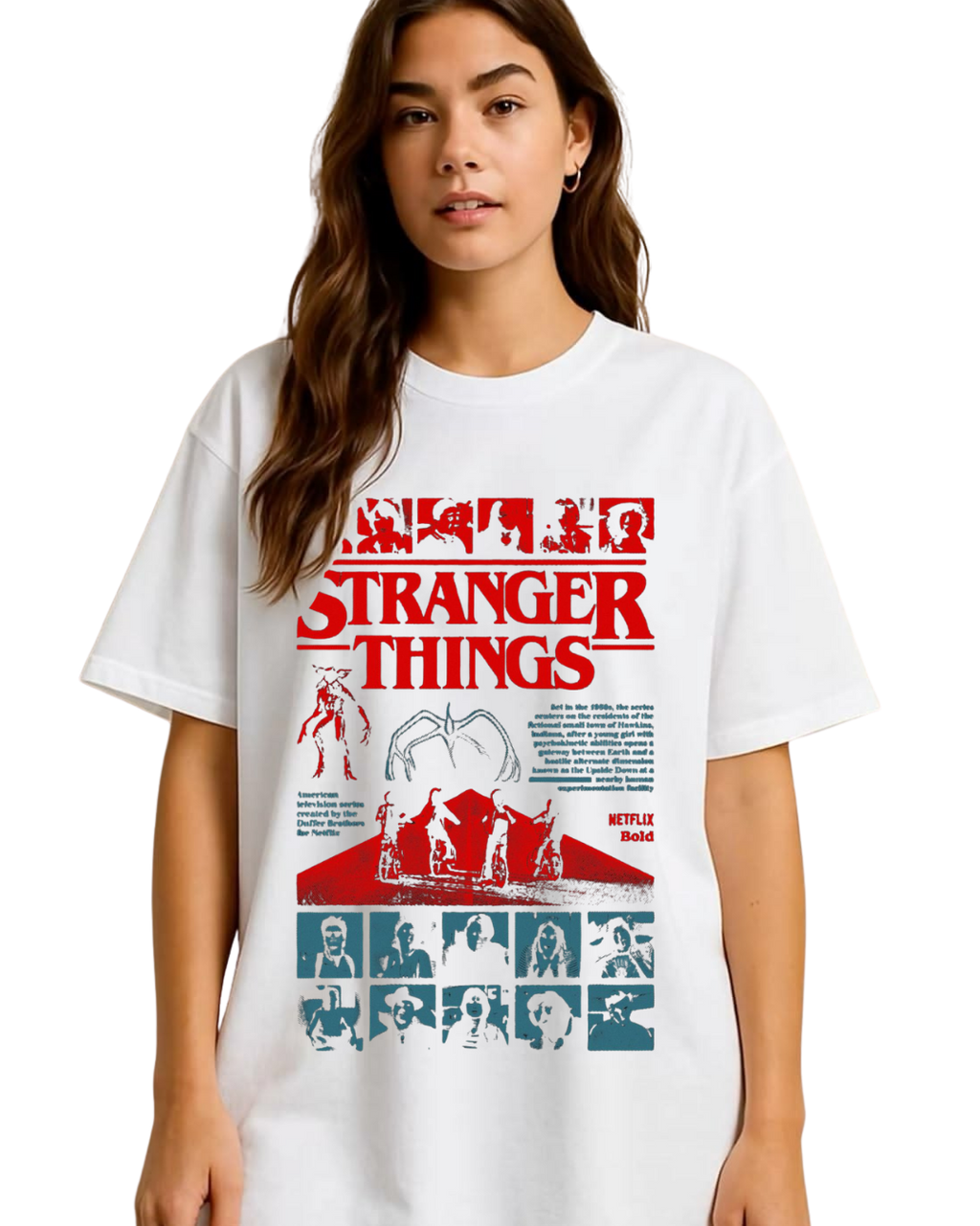Polera Algodón The Upside Down Tee — Stranger Things